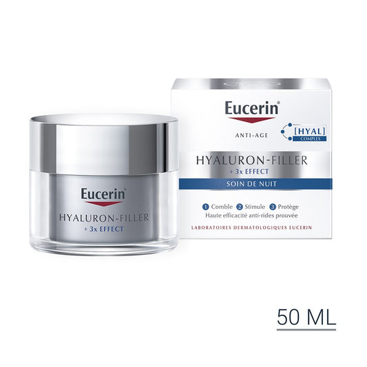 Night Care 50ml Hyaluron-Filler + 3x Effect + 3x Effect Eucerin