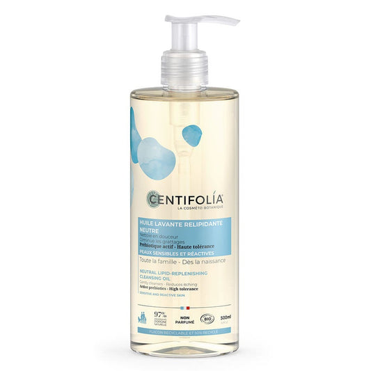 Centifolia Neutral Organic relipidant cleansing oil 500ml (16.91fl oz)