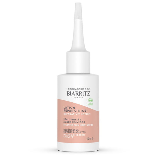 Organic Repairing Lotion 40ml Soins Réparateurs Répare et assèche la peau irritée Laboratoires De Biarritz