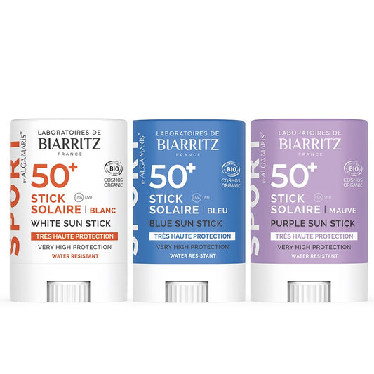 Protective Stick SPF50+ Bio Colouring SPORT Travel 12g Soins Solaires Laboratoires De Biarritz