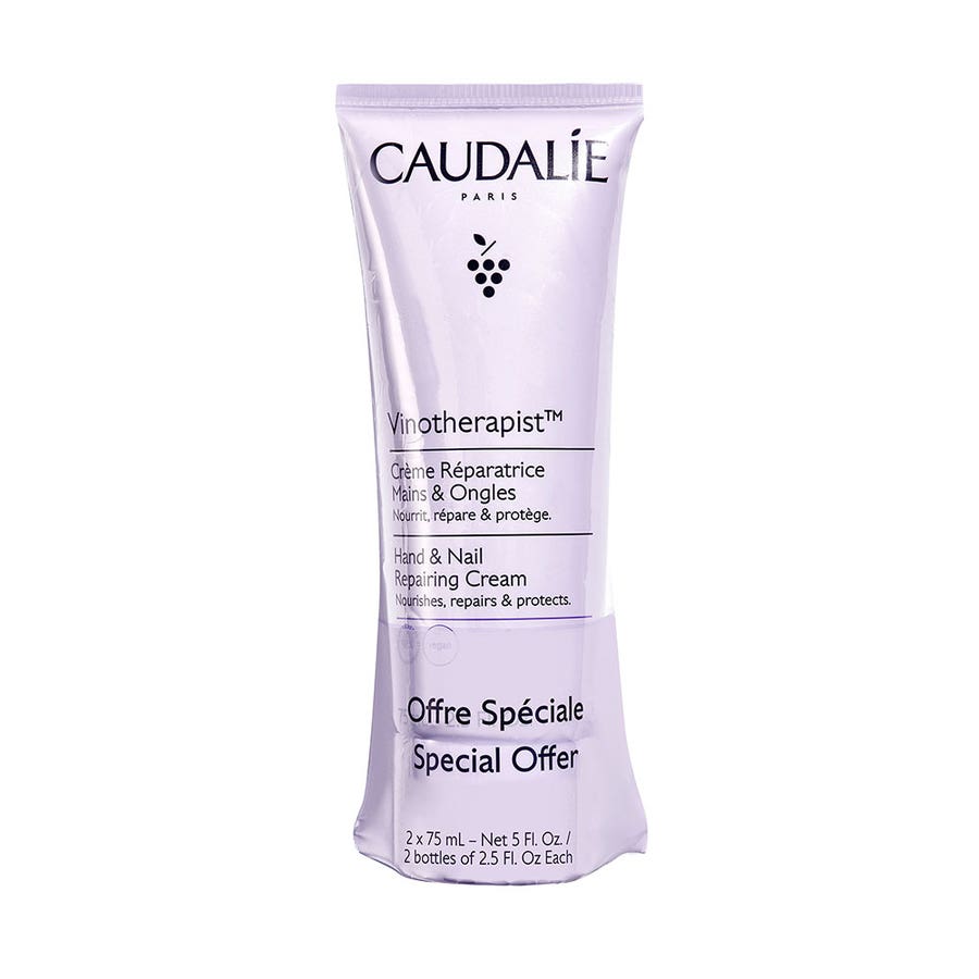 Hand And Nail Cream Lot 2x75ml Vinotherapist Caudalie