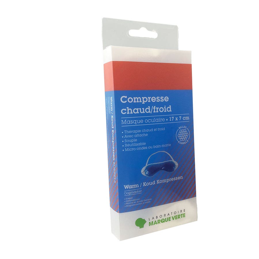 Hot/cold eye ball bandages 217.5cm x1 ActiKine Marque Verte