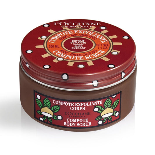 Compote Body Scrubs 200ml Karité Green Chestnut L'Occitane en Provence