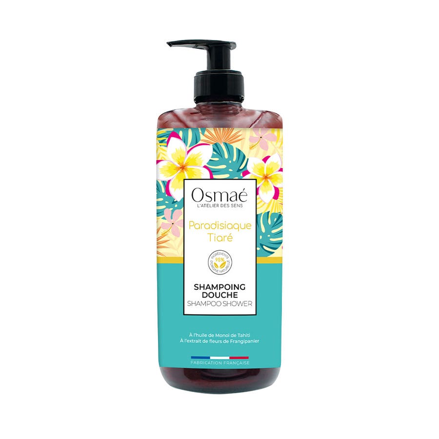 Tiaré Paradise Shower Shampoo 1L All Skin and Hair Types Osmae