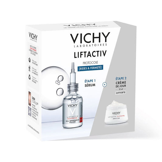 Protocole Anti-rides & Fermeté Sérum HA Filler 30ml + Mini Crème jour 15ml Offerte Liftactiv Supreme Vichy