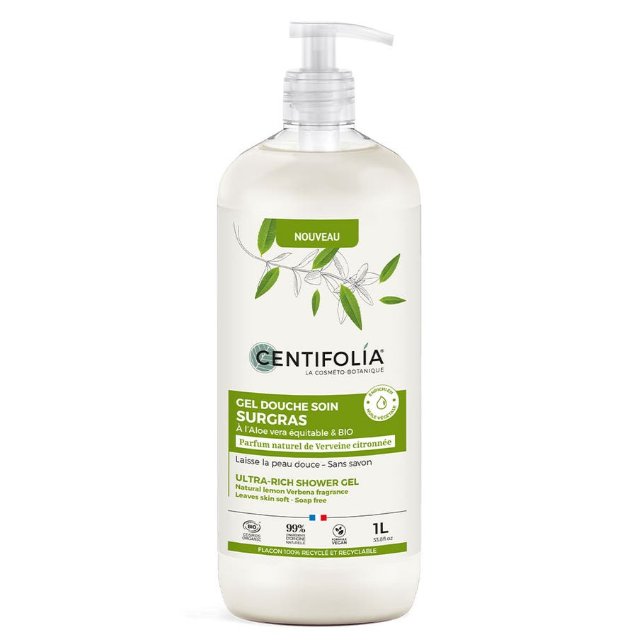 Lemon Verbena Ultra-Rich Shower Gel 1l Centifolia