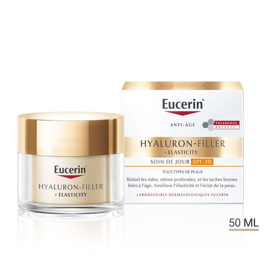 Anti-Age Day Cream SPF30 50ml Hyaluron-Filler + Elasticity Peaux Matures Eucerin