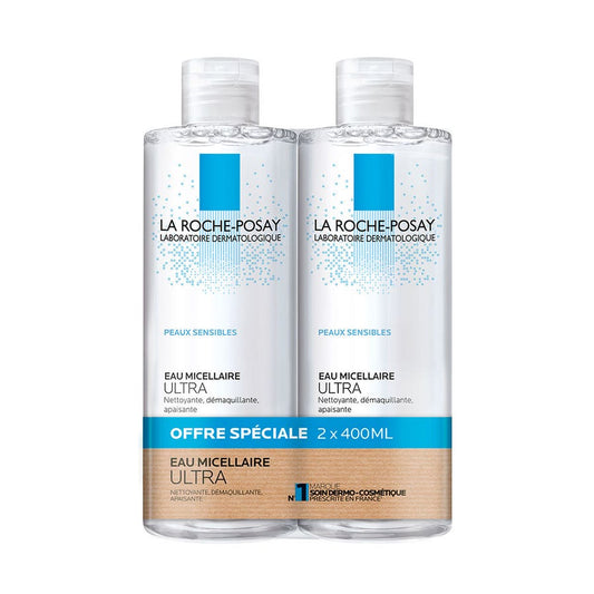 Micellar Water Skins 2x400ml Toilette Physiologique Peaux Sensibles La Roche-Posay