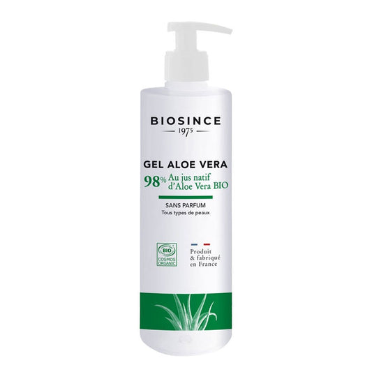 Organic Aloe Vera Gel 500ml Unscented All Skin Types Bio Since 1975