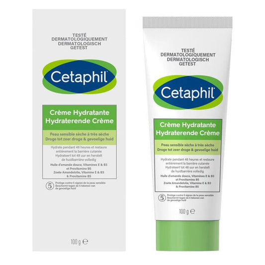 Hydrating Cream 100g Dry to Very Dry Sensitive Skin Cetaphil