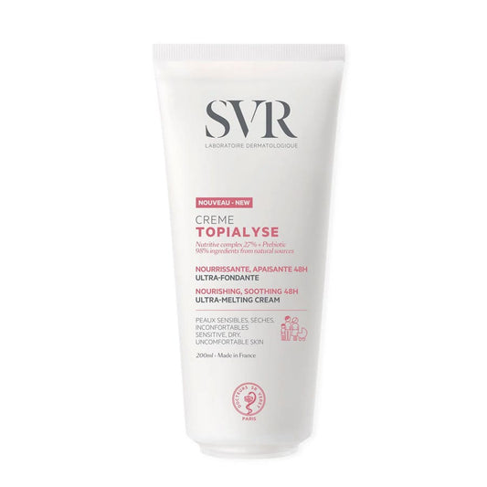 Svr Topialyse Anti Dryness Nourishing Care Silicone Free 200ml Topialyse Peaux sensibles sèches Svr