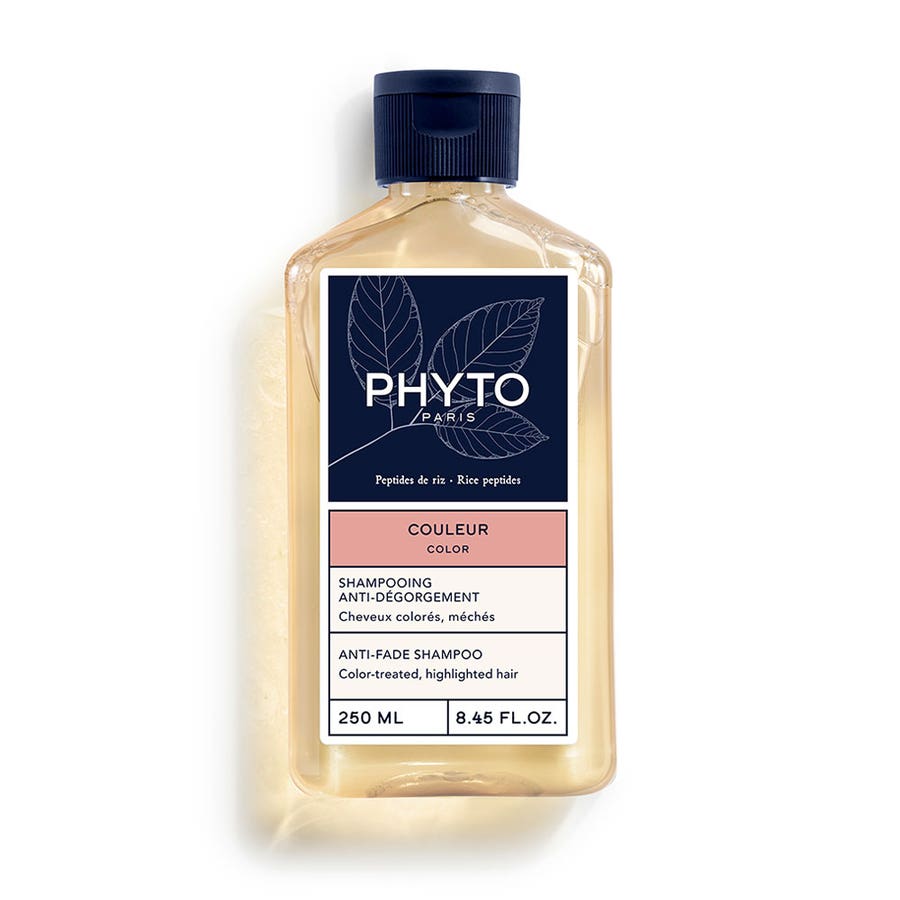 Shampooing Anti-Dégorgement 250ml Couleur Cheveux colorés, Méchés Phyto