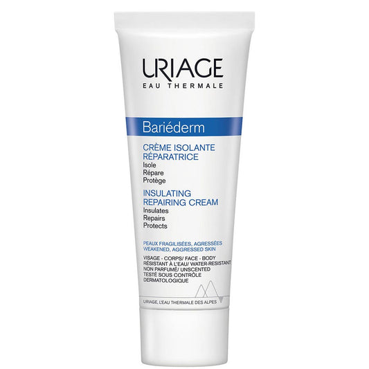 Insulating Repairing Cream Bariederm Weakened Skin 75ml Bariéderm Peaux Fragilisees Et Agressees Uriage