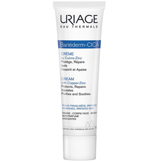 Bariederm Repairing Cica-cream Irritated Skins 100ml Bariederm Cica Peaux Fragilisees Uriage