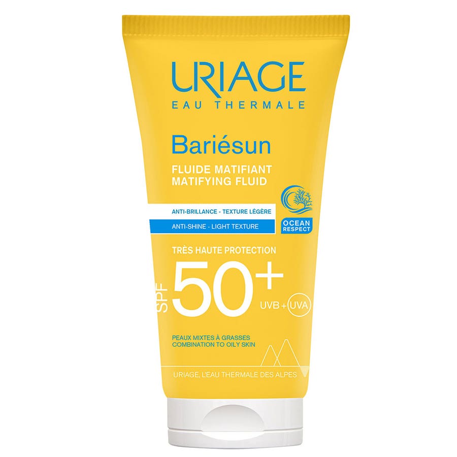 Matifying Fluid SPF50+ anti-shine 50ml Bariésun Light texture Uriage