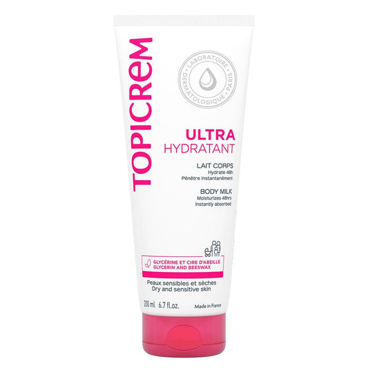 Ultra-moisturizing Body Milk 200ml Ultra-Hydratant Peaux Sensibles Et Seches Topicrem