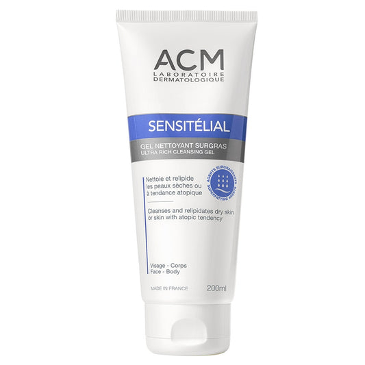 Superfatted Gel cleanser 200ml Sensitelial Acm