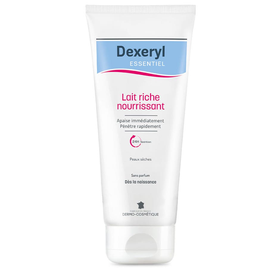 Essential Nourishing Rich Milk 200ml dry skin Dexeryl