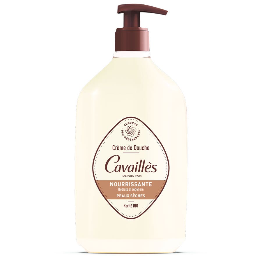 Shower Cream Shea Butter 750ml Surgras Actif Peaux Sèches Rogé Cavaillès