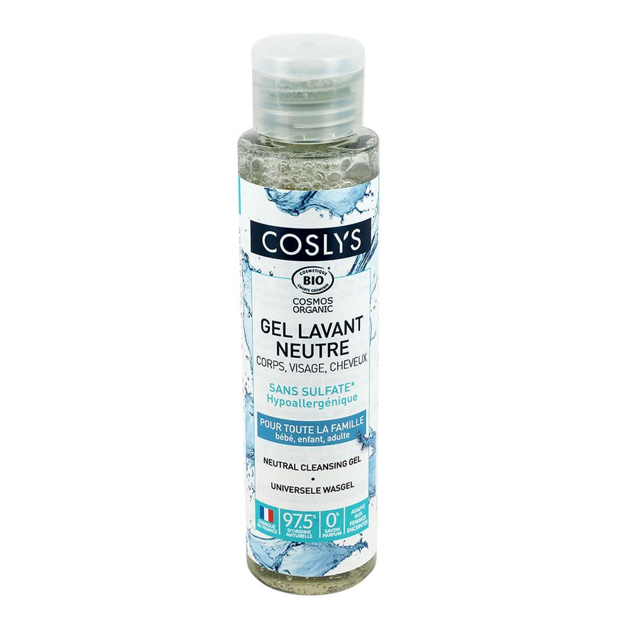 Gel Lavant Neutre 1l Visage, Corps, Cheveux Pour Toute La Famille Coslys