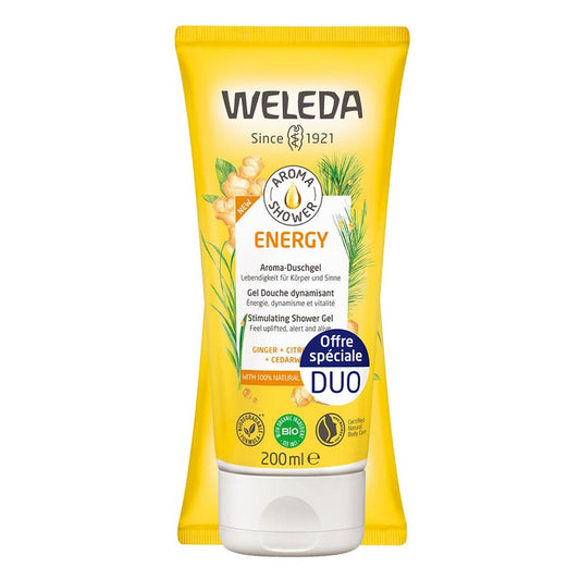 Energizing Shower Cream 2x200ml Aroma Shower Energy Weleda