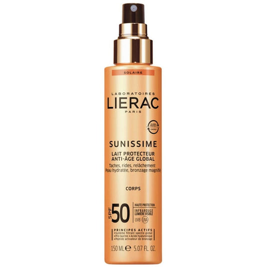 Sun Protective Lotion Spf50 150ml Sunissime Corps Lierac