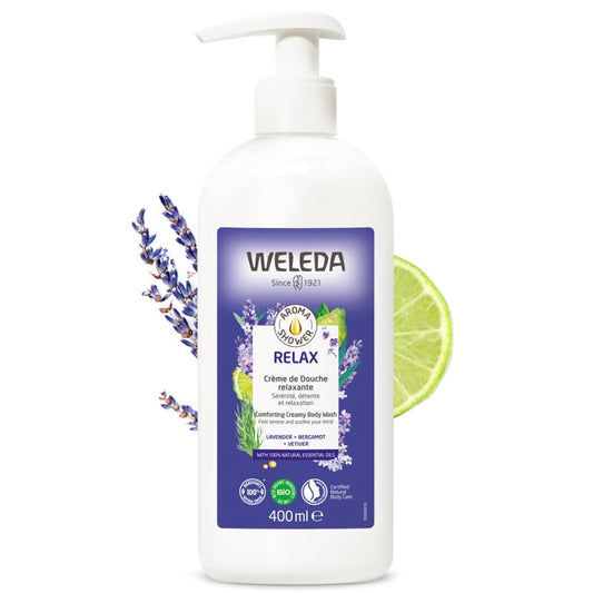 Shower Gel 400ml Aroma Shower Relax All Skin Types Weleda