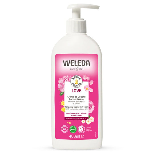 Shower Gel 400ml Aroma Shower Love All Skin Types Weleda