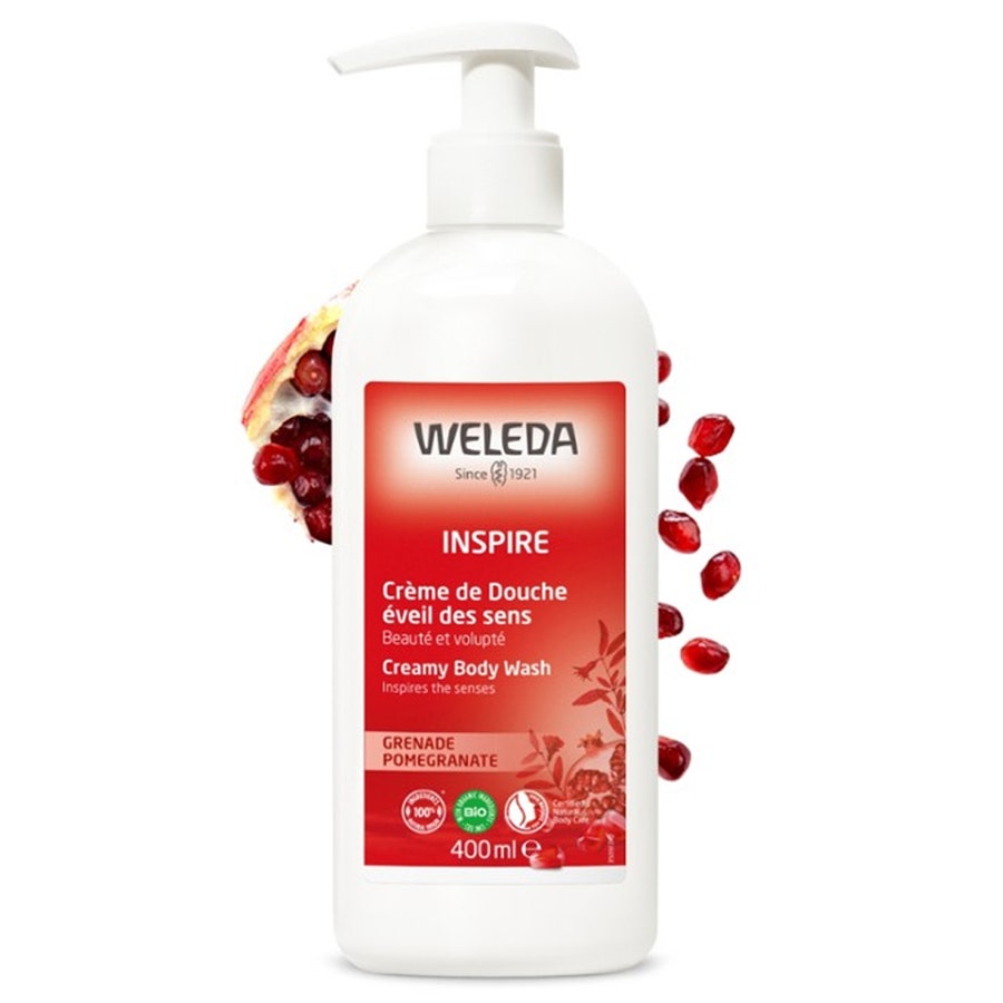 Sensual Awakening Shower Cream 400ml Pomegranate All Skin Types Weleda