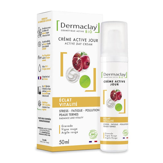 Bioes Active Day Radiance & Vitality Cream 50ml Dermaclay