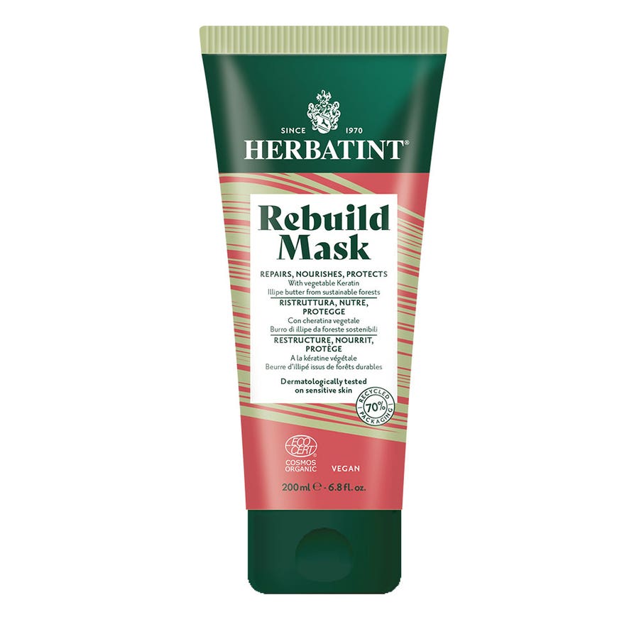 Rebuild Mask 200ml Restructures, Nourishes, Protects Herbatint Rebuild Mask 200ml Restructures, Nourishes, Protects Herbatint