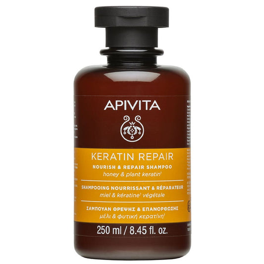 Nourishing and Repairing Shampoo 250ml Keratin Repair Apivita