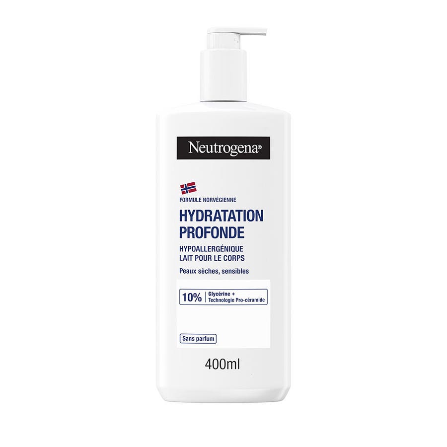 Neutrogena Hydratation Profonde Lait Corps Hypoallergénique 400ml