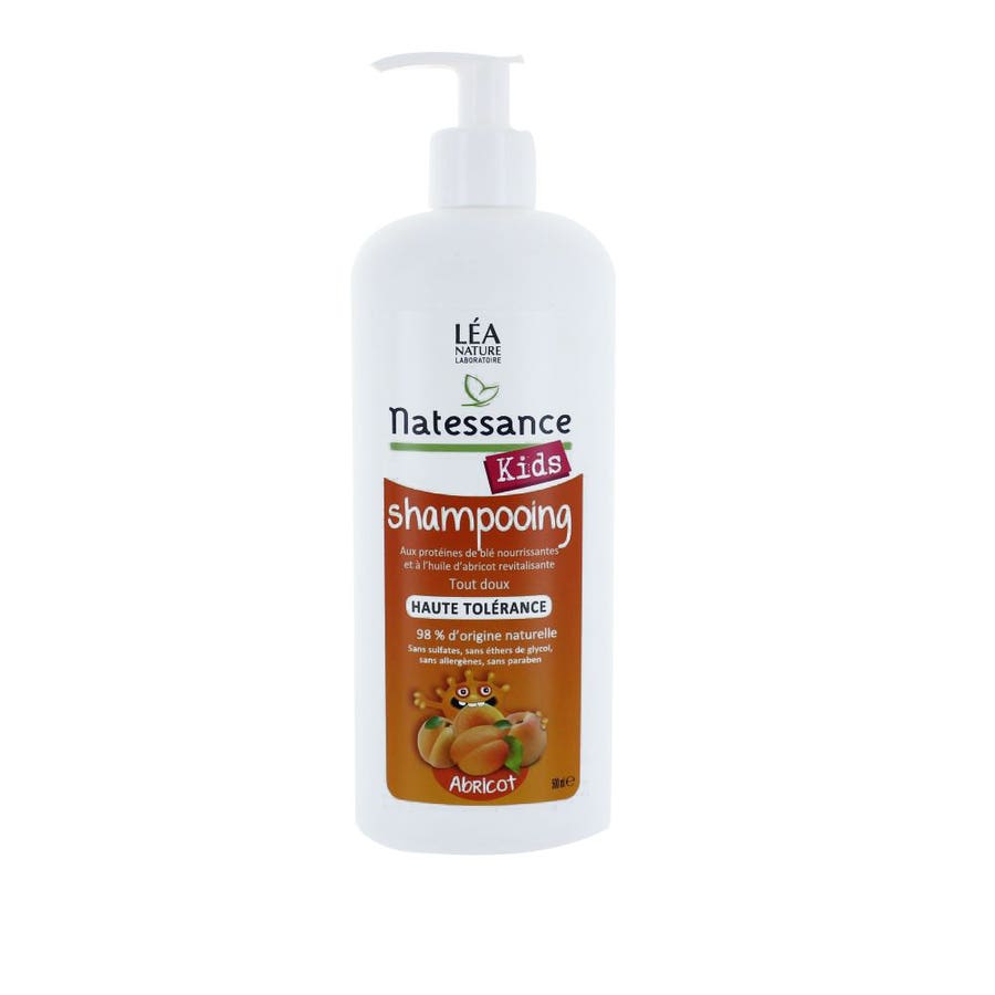 Shampoo With Apricot Oil 500 ml Kids Natessance