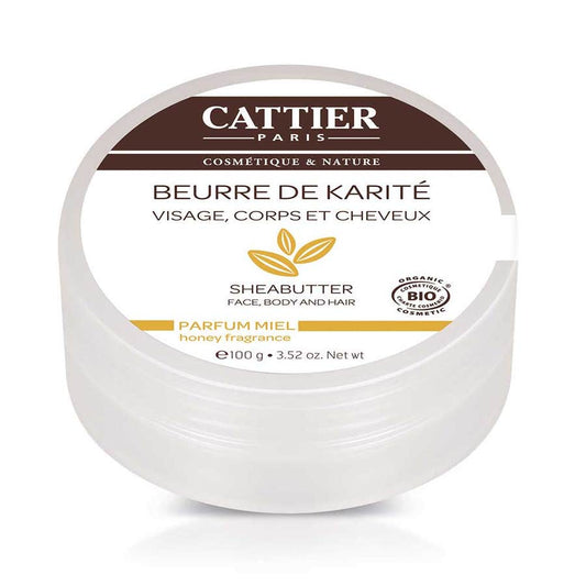 Shea Butter Honey Fragrance 100g Beurre De Karite Cattier