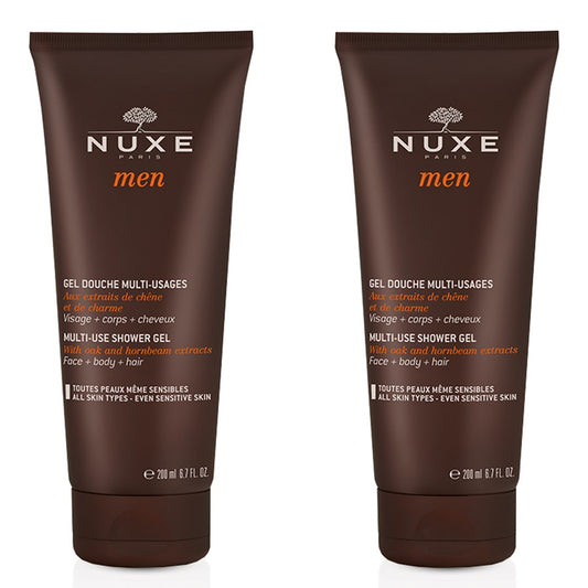 Multi Use Shower Gel 2x200ml Men Nuxe