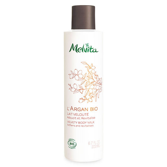 Organic Argan Velvety Body Milk 200ml Melvita