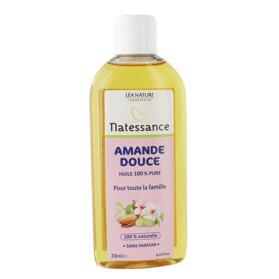 Sweet Almond Oil 250ml Natessance