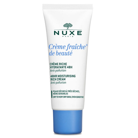 Nuxe Creme Fraiche De Beaute 48 Hr Moisturising Rich Cream Dry To Very Dry Skins 30ml Creme Fraîche De Beaute Nuxe