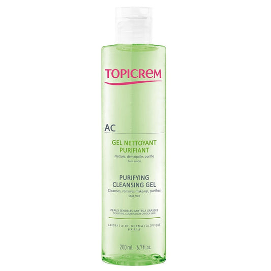 Topicrem Ac Purifying Cleansing Gel 200ml (6.76fl oz)