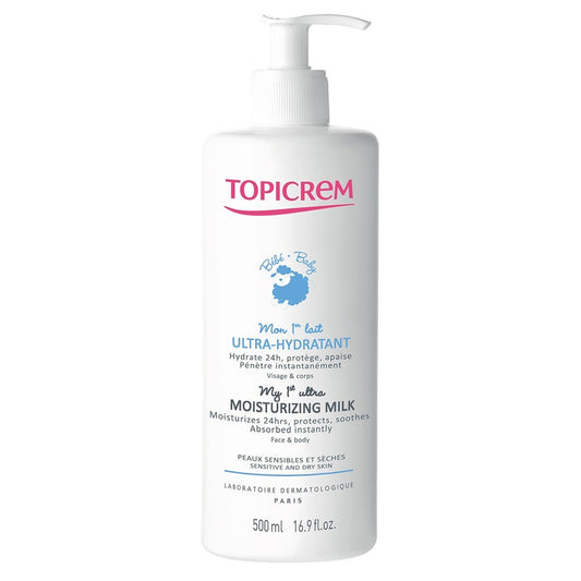 Topicrem Baby My 1 St Moisturising Milk 500ml Bébé Peaux Sensibles Et Seches Topicrem