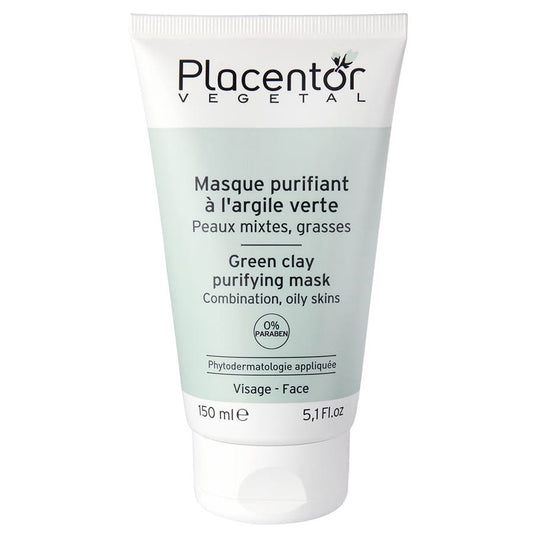 Green Clay Purifying Mask Combination To Oily Skins 150ml Placentor Végétal