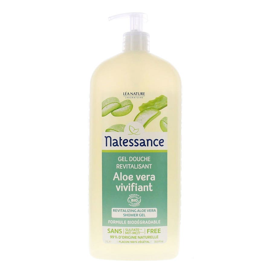 Natessance Gel Douche Aloe Vera Bio 1l (33.81fl oz)