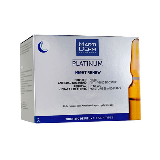 Night Renew X 10 Phials Platinum Martiderm