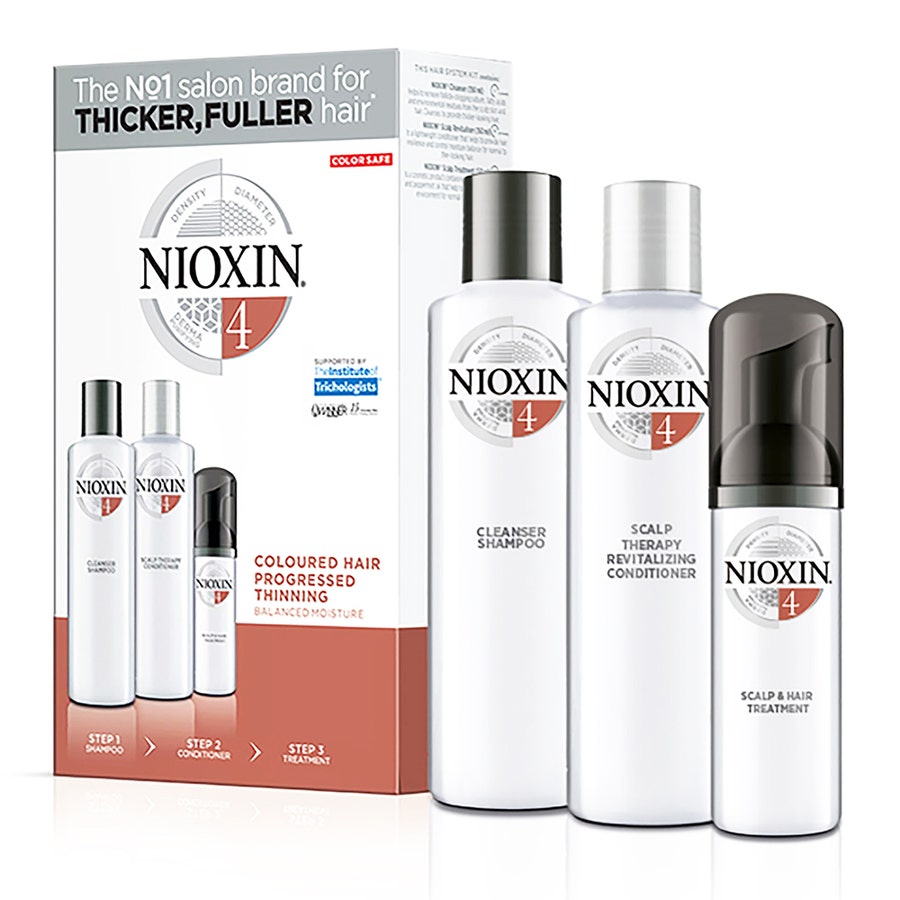 Kit 4 Coloured Hair Progressed Thinning 340ml Nioxin