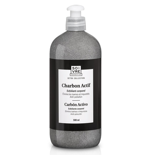 Exfoliating Charcoal Gel Body 500 ml Charbon actif Soivre Cosmetics