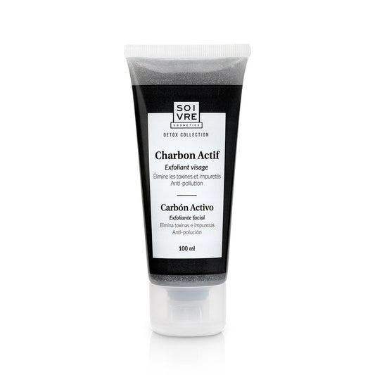 Exfoliating Charcoal Gel Face Oily Skin 100 ml Charbon actif Soivre Cosmetics