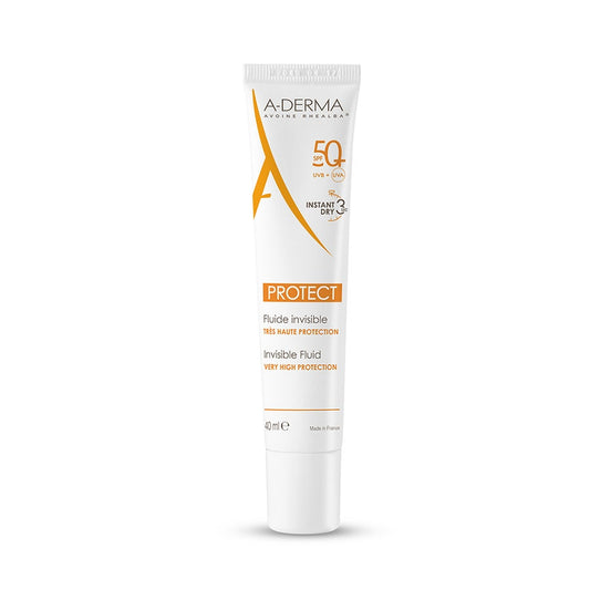 Invisible Fluid Spf50+ 40ml Protect Sensitive Combination & Oily Skin A-Derma