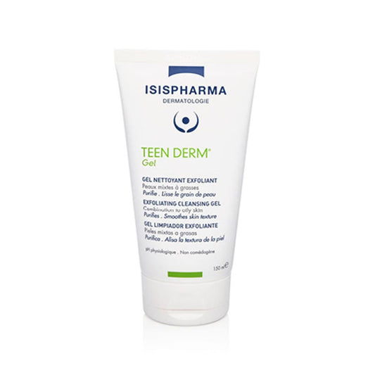 Exfoliating Cleansing Gel Combination Oily Skin 150ml Teen Derm Isispharma