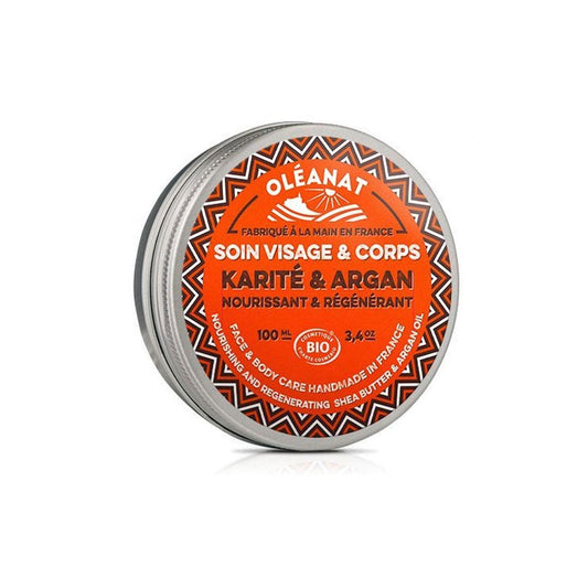 Shea Butter and Organic Argan Oil Les Karites D'afrique 100ml Oleanat